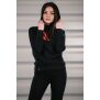 Maxton Design Womens Black Hoodie