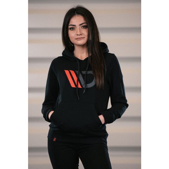 Maxton Design Womens Black Hoodie