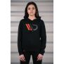 Maxton Design Womens Black Hoodie