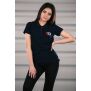 Maxton Design Womens Navy Blue Polo shirt