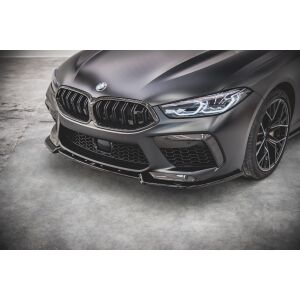 Maxton Design Front Ansatz V.3 / V3 für BMW M8 Gran Coupe F93 schwarz Hochglanz