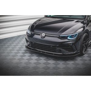 Maxton Design Front Ansatz V.1 / V1 für Volkswagen Golf R Mk8 schwarz Hochglanz