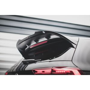 Maxton Design Spoiler CAP für Volkswagen Golf R Mk8 schwarz Hochglanz