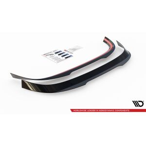 Maxton Design Spoiler CAP für Volkswagen Golf R Mk8 schwarz Hochglanz