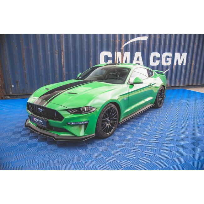 Maxton Design Street Pro Seitenschweller Ansatz für V.1 / V1 für Ford Mustang GT Mk6 Facelift