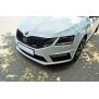 Maxton Design Front Ansatz V.1 / V1 für Skoda Octavia RS Mk3 schwarz Hochglanz