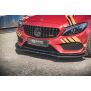 Maxton Design Robuste Racing Front Ansatz für passend +Flaps für Mercedes - AMG C43 Coupe C205 schwarz Hochglanz