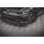 Maxton Design Front Ansatz V.4 / V4 für Volkswagen Golf R Mk8 schwarz Hochglanz