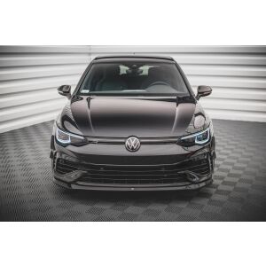 Maxton Design Front Ansatz V.5 / V5 für Volkswagen Golf R Mk8 schwarz Hochglanz