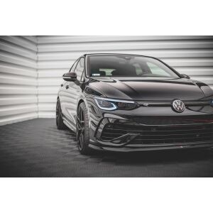 Maxton Design Front Ansatz V.5 / V5 für Volkswagen Golf R Mk8 schwarz Hochglanz