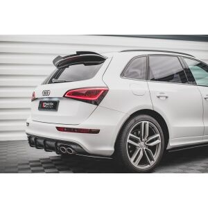 Maxton Design Spoiler CAP für Audi SQ5 Mk1 (8R) schwarz Hochglanz