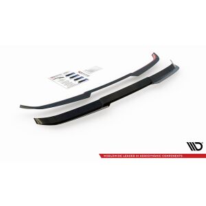 Maxton Design Spoiler CAP für Audi SQ5 Mk1 (8R) schwarz Hochglanz