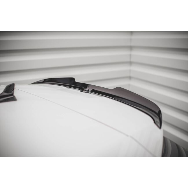 Maxton Design Spoiler CAP V.2 / V2 für Audi RS3 / S3 / A3 S-Line Sportback 8Y schwarz Hochglanz