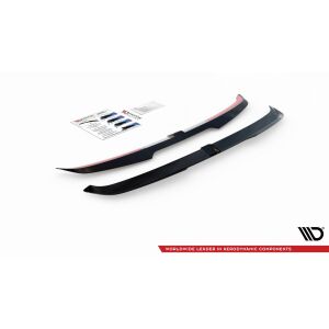 Maxton Design Spoiler CAP V.2 / V2 für Audi RS3 / S3 / A3 S-Line Sportback 8Y schwarz Hochglanz