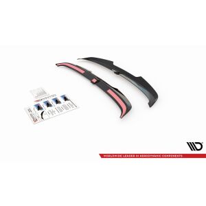 Maxton Design Spoiler CAP V.2 / V2 für Audi RS3 / S3 / A3 S-Line Sportback 8Y schwarz Hochglanz