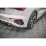 Maxton Design Heck Ansatz Flaps Diffusor V.2 / V2 für Audi S3 Sportback 8Y schwarz Hochglanz