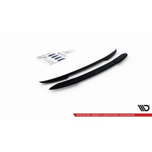 Maxton Design Spoiler CAP V.2 / V2 für Audi S4 / A4 S-Line Avant B9  schwarz Hochglanz