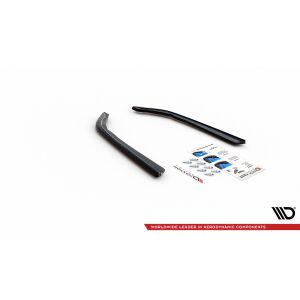 Maxton Design Heck Ansatz Flaps Diffusor V.2 / V2 für BMW 3er G20 / G21 M-Paket schwarz Hochglanz