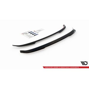 Maxton Design Spoiler CAP für BMW 3er Touring G21 M-Paket schwarz Hochglanz