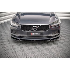 Maxton Design Front Ansatz V.2 / V2 für Volvo V90 Mk2 schwarz Hochglanz