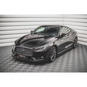 Maxton Design Front Ansatz für Infiniti Q60 S Mk2 schwarz Hochglanz