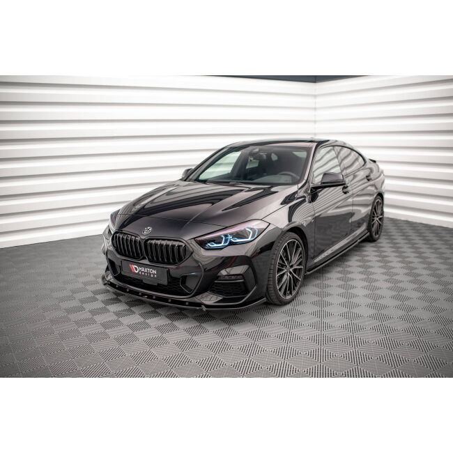 Maxton Design Front Ansatz V.2 / V2 für BMW 2 Gran Coupe M-Paket / M235i F44 schwarz Hochglanz