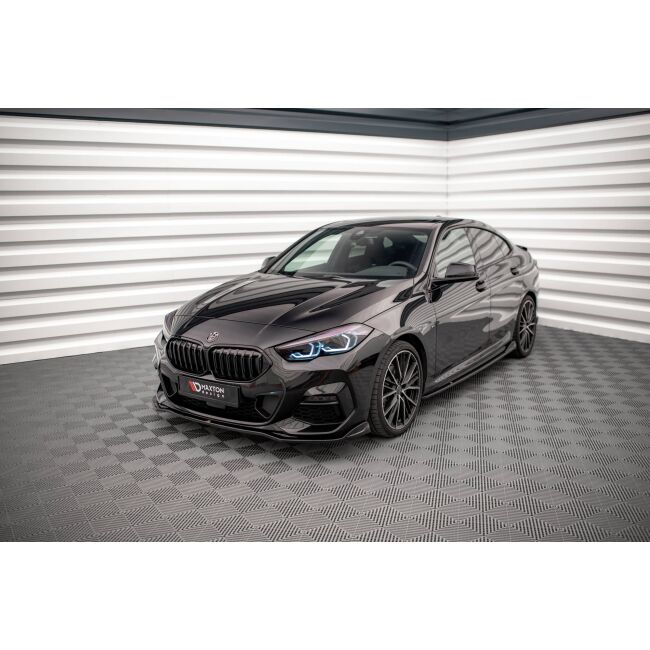 Maxton Design Front Ansatz V.3 / V3 für BMW 2 Gran Coupe M-Paket / M235i F44 schwarz Hochglanz