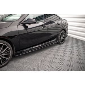 Maxton Design Seitenschweller Ansatz für V.2 / V2 für BMW 2 Gran Coupe M-Paket / M235i F44 schwarz Hochglanz