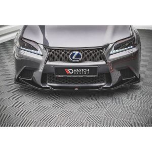 Maxton Design Front Ansatz V.2 / V2 für Lexus GS F Sport Mk4 (L10) schwarz Hochglanz