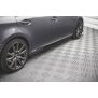 Maxton Design Seitenschweller Ansatz für Lexus GS F Sport Mk4(L10) schwarz Hochglanz