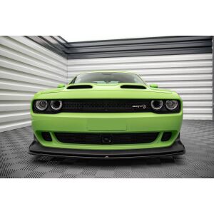 Maxton Design Front Ansatz für Dodge Challenger SRT Demon Mk3 schwarz Hochglanz