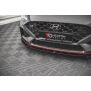 Maxton Design Front Ansatz V.2 / V2 für Hyundai I30 N Hatchback/Fastback Mk3 Facelift schwarz Hochglanz