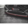 Maxton Design Front Ansatz V.3 / V3 für Hyundai I30 N Hatchback/Fastback Mk3 Facelift schwarz Hochglanz