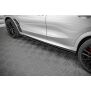Maxton Design Seitenschweller Ansatz für BMW X6 M-Paket G06 schwarz Hochglanz