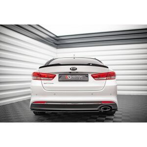 Maxton Design Spoiler CAP für Kia Optima Mk4 schwarz Hochglanz