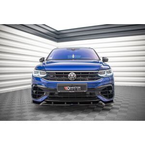 Maxton Design Front Ansatz V.2 / V2 für Volkswagen Tiguan R Mk2 Facelift schwarz Hochglanz