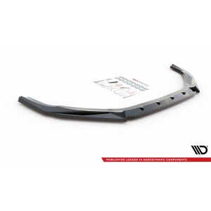 Maxton Design Front Ansatz V.2 / V2 für Hyundai I20 N Mk3 schwarz Hochglanz