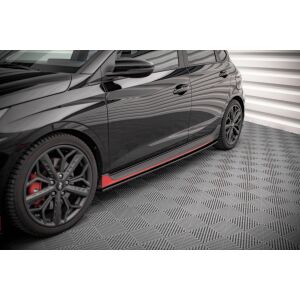 Maxton Design Seitenschweller Ansatz für Hyundai I20 N Mk3 schwarz Hochglanz