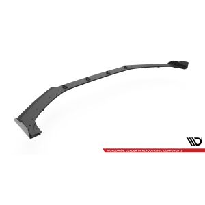 Maxton Design Street Pro Front Ansatz für +Flaps für V.1 / V1 + Flaps Hyundai I20 N Mk3 schwarz Hochglanz