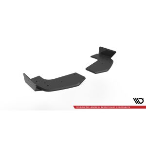 Maxton Design Street Pro Heck Ansatz Flaps Diffusor +Flaps für Hyundai I20 N Mk3 schwarz Hochglanz