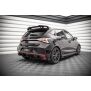 Maxton Design Street Pro Heck Ansatz Flaps Diffusor +Flaps für Hyundai I20 N Mk3 schwarz Hochglanz