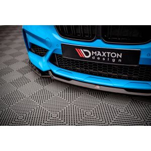 Maxton Design Front Ansatz V.1 / V1 für BMW M2 Competition F87 schwarz Hochglanz