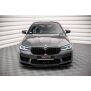 Maxton Design Front Ansatz V.2 / V2 für BMW M5 F90 Facelift schwarz Hochglanz