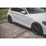 Maxton Design Robuste Racing Seitenschweller Ansatz für für V.2 / V2 BMW 1er F20 M135i / M140i / M-Paket