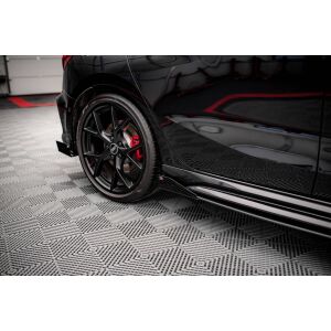 Maxton Design Street Pro Seitenschweller Ansatz für + Flaps Audi RS3 Sportback 8Y schwarz Hochglanz
