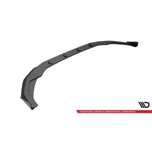 Maxton Design Street Pro Front Ansatz für +Flaps für V.1 / V1 + Flaps Audi S3 / A3 S-Line 8Y schwarz Hochglanz