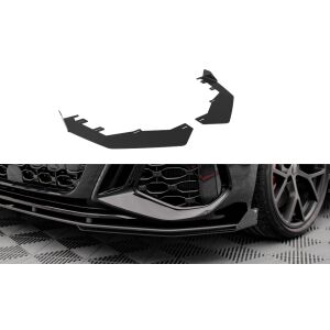Maxton Design Front Flaps Audi RS3 8Y schwarz Hochglanz
