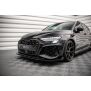 Maxton Design Front Flaps Audi RS3 8Y schwarz Hochglanz