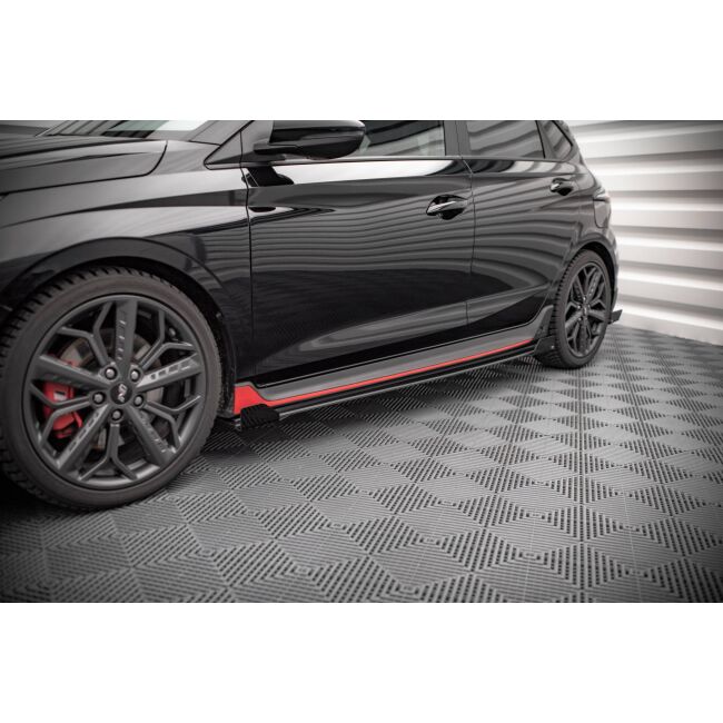 Maxton Design Side Flaps Hyundai I20 N Mk3 schwarz Hochglanz