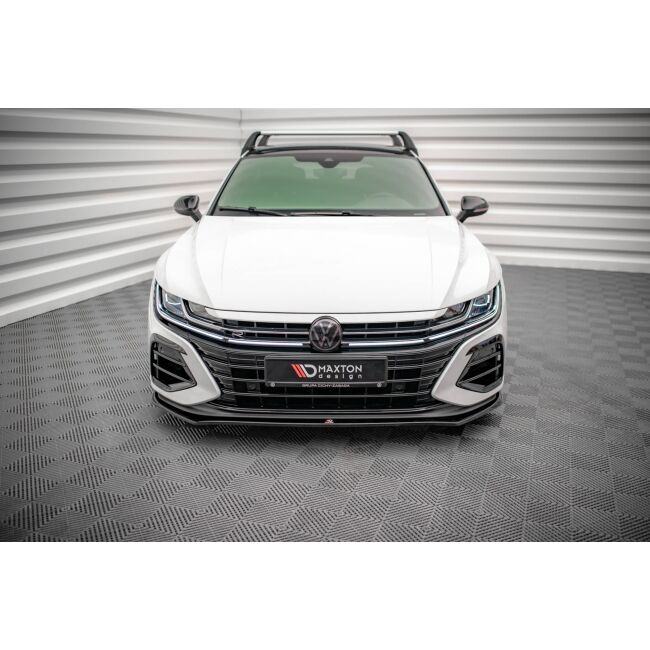 Maxton Design Front Ansatz V.3 / V3 für Volkswagen Arteon R schwarz Hochglanz